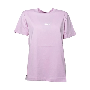 Msgm Logo-Printed Crewneck T-Shirt