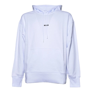 Msgm Logo Printed Drawstring Hoodie