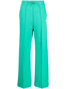 Msgm Logo Printed Drawstring Trousers