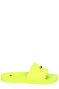 Msgm Logo Printed Open-Toe Slides