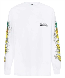 Msgm Club Paradiso Print Long-Sleeve T-Shirt