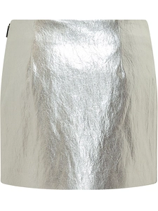 Msgm Metallic Mini Skirt