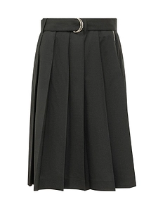 Msgm Pleated Belted Skirt