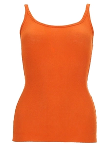Msgm Ribbed Logo Tank Top