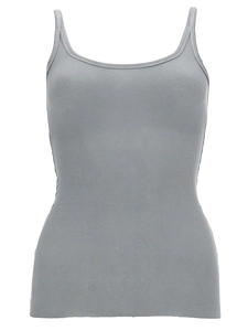 Msgm Ribbed Logo Tank Top
