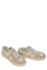 Msgm Sherpa Panel Low-Top Sneakers