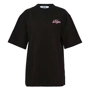 Msgm Short Sleeved Logo Detailed T-Shirt