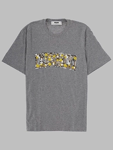 Msgm Sequin Logo T-Shirt