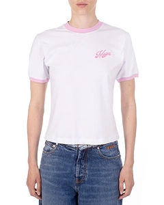 Msgm Short-Sleeved Jersey T-Shirt