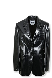 Msgm Single-Breasted Jacket