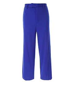Msgm Side Stripe Straight-Leg Pants