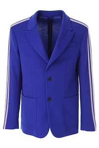 Msgm Striped Single-Breasted Jacket