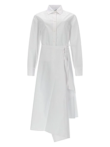 Msgm Wrap Shirt Dress