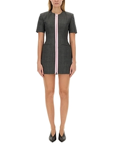 Msgm Zip-Up Mini Dress