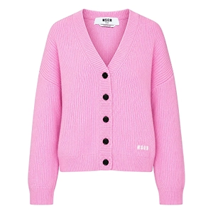 Msgm V-Neck Button-Up Cardigan