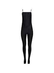 Mugler Corset Sleeveless Jumpsuit