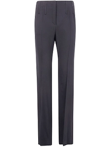 Mugler Pleated Straight Leg Pants