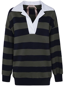 N°21 Striped Sweatshirt
