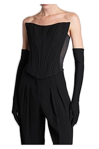 Mugler Tailored Bustier Top