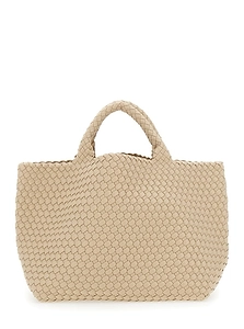 Naghedi St Barths Medium Woven Shoulder Bag