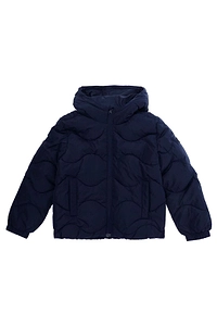 Quilted Hooded Down Jacket