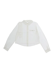 Ruffled Long-Sleeve Shirt