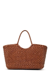 Nantucket Cactus Woven Top Handle Bag