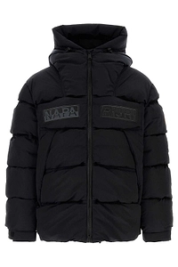 Napapijri Logo Patch Hooded Padded Jacket