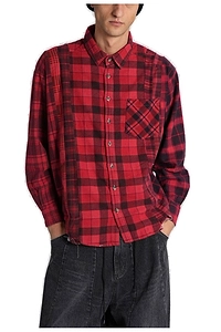 Checked Long-Sleeved Shirt