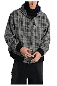 Needles Checked Hooded Jacket