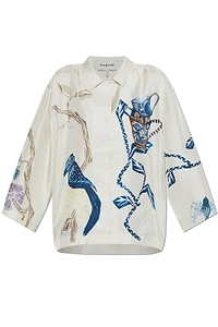 Nancie Printed Boxy Shirt