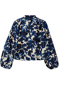Munthe Lynx Printed Button-Up Top