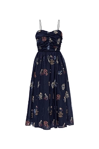 Munthe Nova Printed Midi Dress