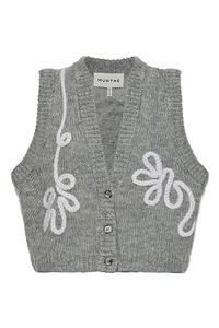 Munthe Nowland Embroidered Knitted Vest