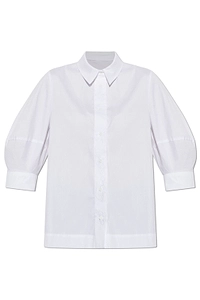 Munthe Nust Embroidered Puff-Sleeve Shirt