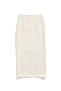 Slit-Detailed Pencil Skirt