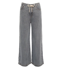 Munthe Obey Drawstring Wide-Leg Jeans