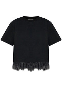Munthe Rach Lace-Hem T-Shirt