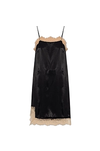 Munthe Roccoslip Lace Trim Slip Dress