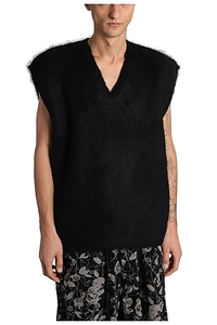 Needles V-Neck Knitted Vest