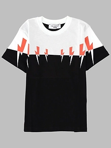 Neil Barrett Kids Lightning Print T-Shirt