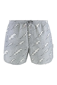 Neil Barrett Lightning Print Swim Shorts