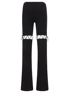 Nensi Dojaka Cut-Out Knit Pants