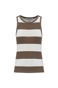 Munthe Tezza Striped Knitted Top