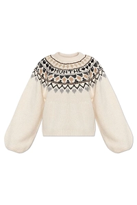 Munthe Vaffie Patterned Knitted Sweater