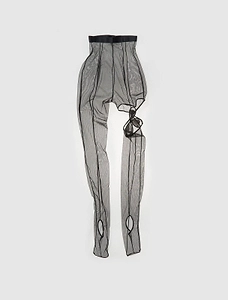 Nensi Dojaka Flower Detail Tights