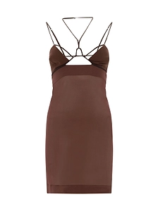 Nensi Dojaka U Wire Open Back Mini Dress