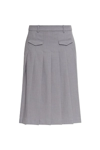 Vironicae Pleated Midi Skirt