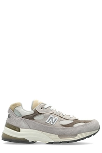 New Balance 992 Logo Patch Lace-Up Sneakers