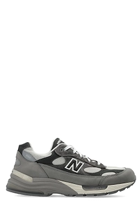 New Balance 992 Logo Patch Lace-Up Sneakers